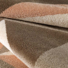 Tappeto moderno design geometrico rettangolare marrone grigio Milano GLO006 Offerta