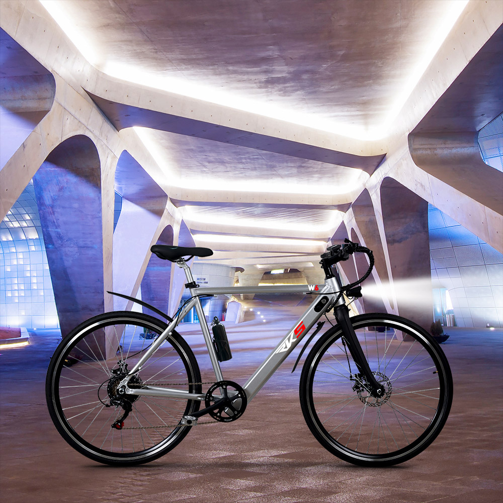 Bicicletta elettrica ebike city bike da uomo 250W Shimano W6 - Foto 18 di 22