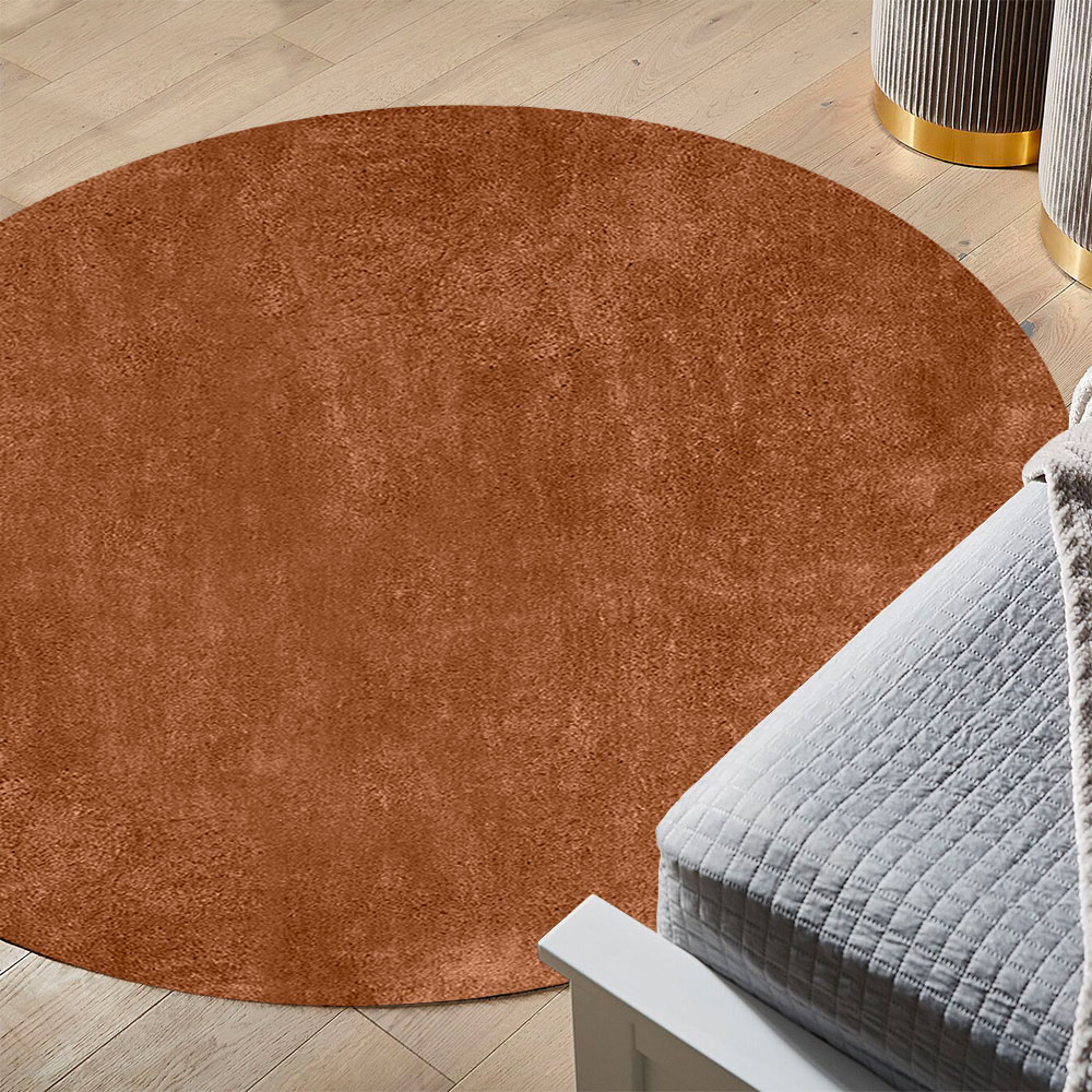 Tappeto moderno antistress antistatico per soggiorno design rotondo Milano AVA101TD