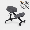 Sedia ergonomica posturale sgabello svedese tessuto Balancesteel Lux Vendita