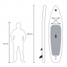 Tavola stand up paddle sup gonfiabile per bambini 8'6 260cm Bolina 