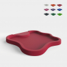 Piatto doccia da esterno giardino piscina moderno 103x107cm Arkema Design Lake D108 