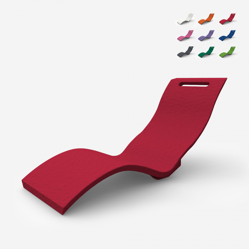 Lettino chaise longue giardino spa ergonomico Arkema Design Serendipity S010 Stock