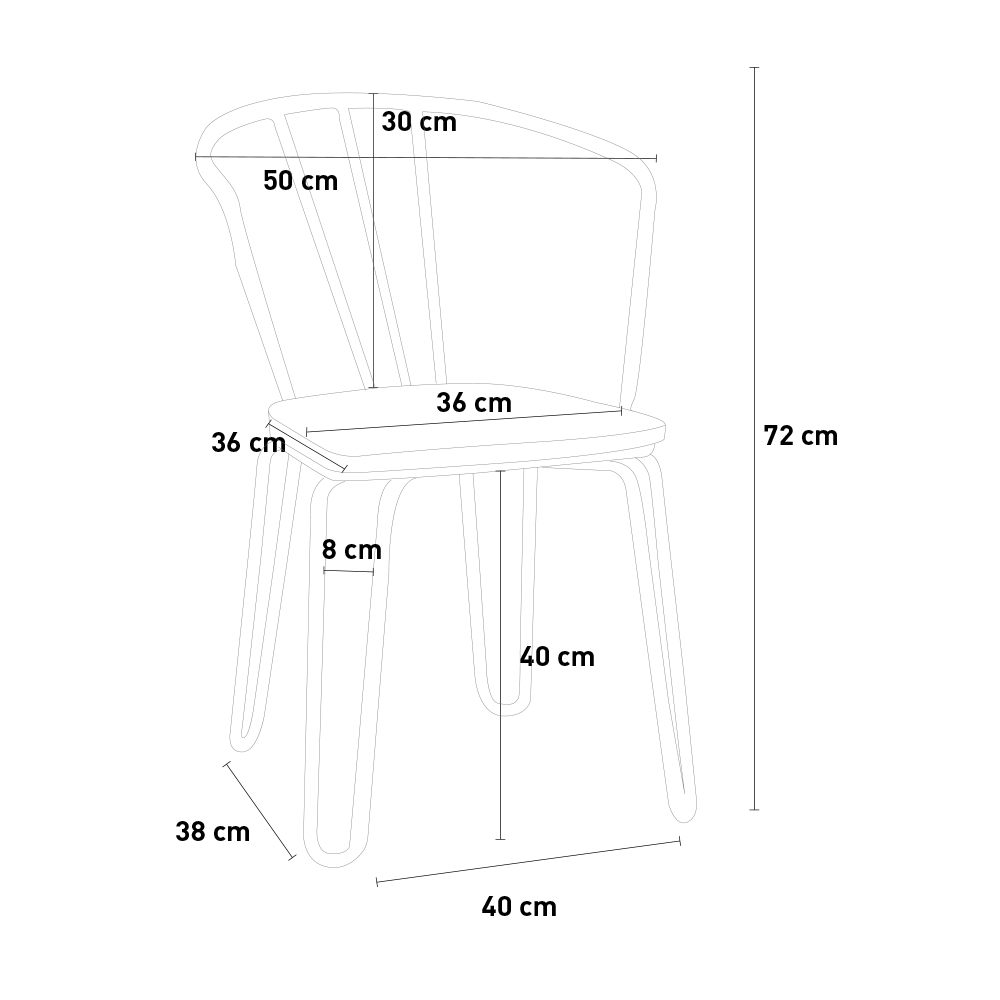 Ferrum Arm Sedie stile Tolix design industriale acciaio braccioli