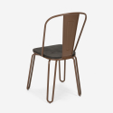 sedie design industriale stile acciaio per bar e cucina ferrum one Prezzo