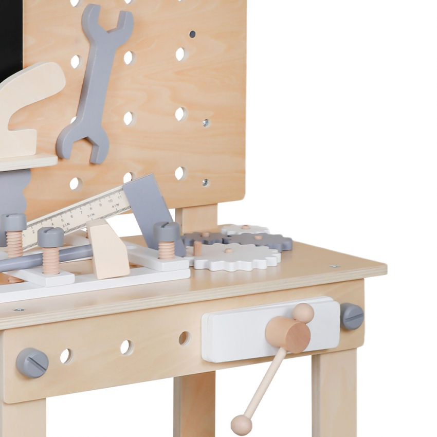 Magic Bench Banco da lavoro giocattolo in legno per bambini con