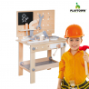 Banco da lavoro giocattolo in legno per bambini con utensili Magic Bench Saldi
