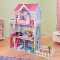 Casa delle bambole in legno 3 piani con accessori bambine Pretty House XXL