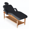 Lettino da massaggio legno fisso multiposizione 225 cm Massage-pro Stock