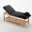 Lettino da massaggio in legno fisso professionale 225 cm Comfort Misure