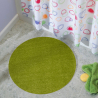 Tappeto rotondo verde 80cm camera soggiorno bagno Casacolora CCTOERB