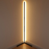 Lampada da terra a stelo ad angolo LED design moderno minimal Vega Offerta