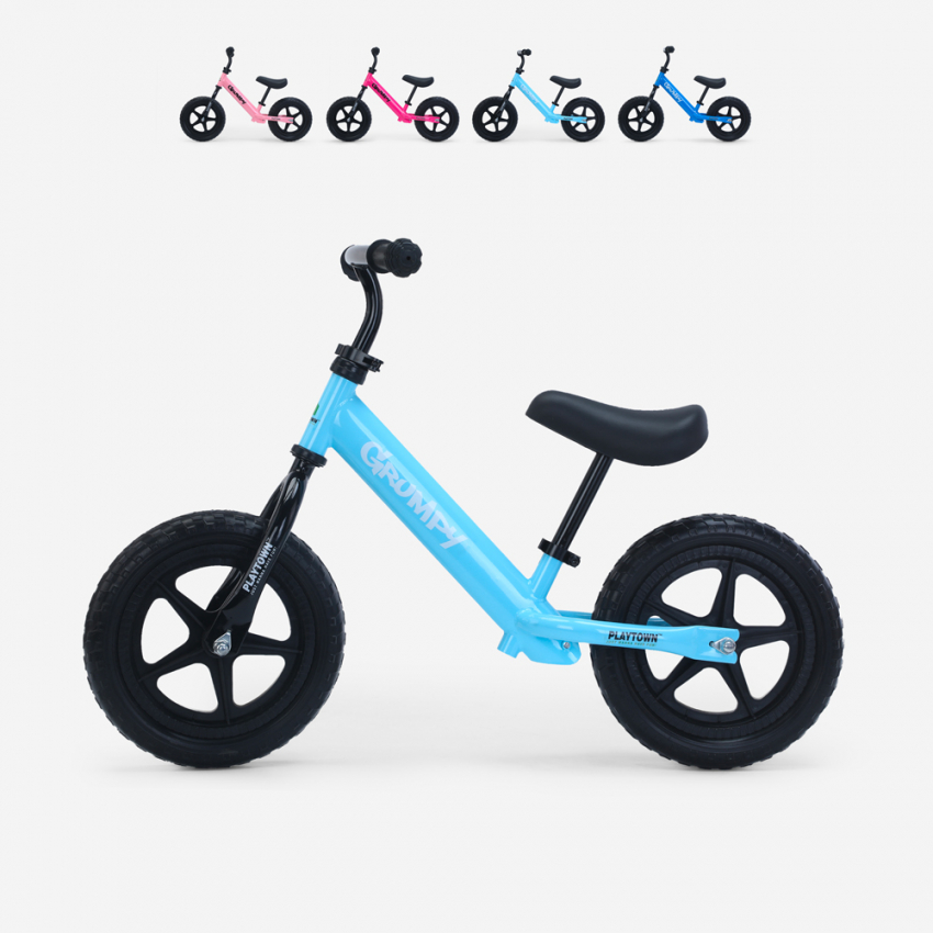 Bicicletta senza pedali per bambini balance bike gomme in EVA Grumpy Scelta