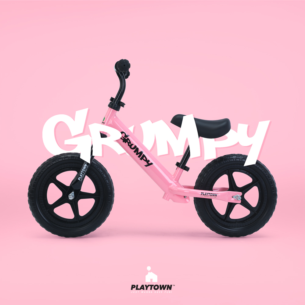 Bicicletta senza pedali per bambini balance bike gomme in EVA Grumpy - Foto 37 di 42