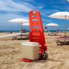 Spiaggina sedia sdraio trolley mare portatutto 2in1 Adriatic Comfort Stock