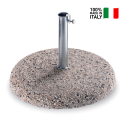 Base cemento 55 kg rotonda d.59 per ombrelloni Adriatic