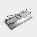 Barbecue griglia acciaio portatile pieghevole BBQ carbonella giardino campeggio Ash