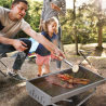 Barbecue portatile a carbonella BBQ campeggio in acciaio Poplar Offerta