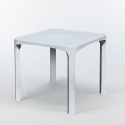 14 Tavoli Grand Soleil Olè bar Polyrattan quadrati 80x80 offerta stock Scelta