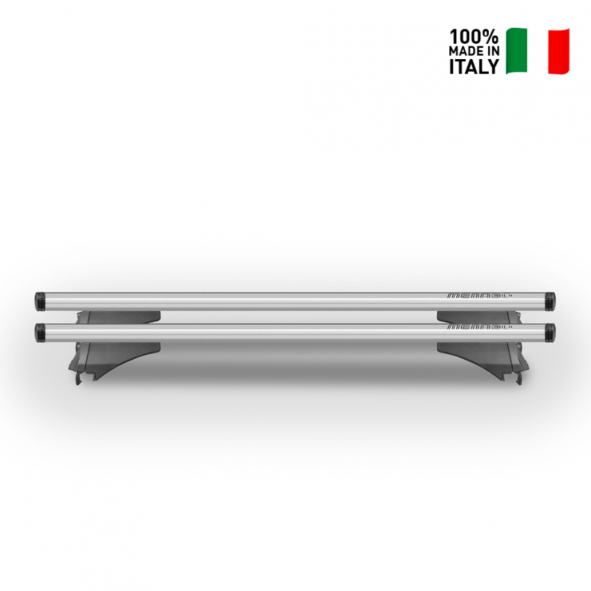 Leopard Silver Barre universali da tetto auto flush/raised rails