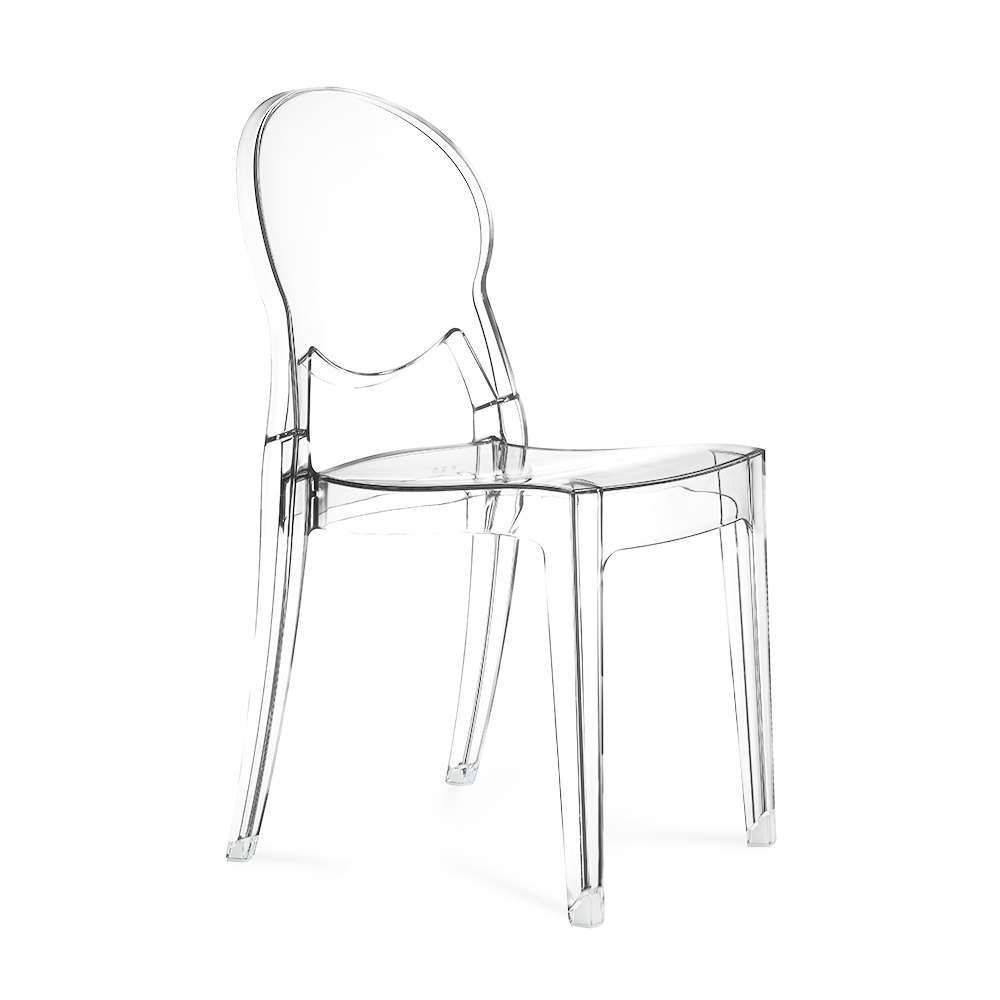 Sedie design moderno trasparente per cucina sala pranzo bar ristorante Scab Igloo