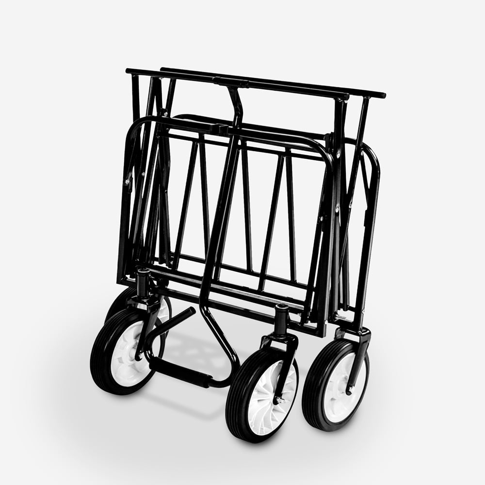 miniatura 7 - Carrello pieghevole da trasporto a mano portatutto 4 ruote 100 kg Temo