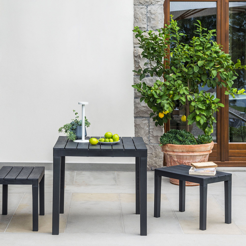set tavolo panche per portico e patio PAPUA