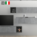Parete attrezzata porta TV soggiorno design moderno modulare Infinity 99 Vendita