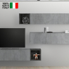 Parete attrezzata porta TV soggiorno design moderno modulare Infinity 99 Vendita