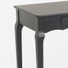 Tavolino consolle scrivania mobile ingresso shabby chic legno 106x47cm Toscano