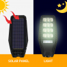 Lampione stradale solare LED 200W sensore staffa laterale telecomando Solis L Catalogo