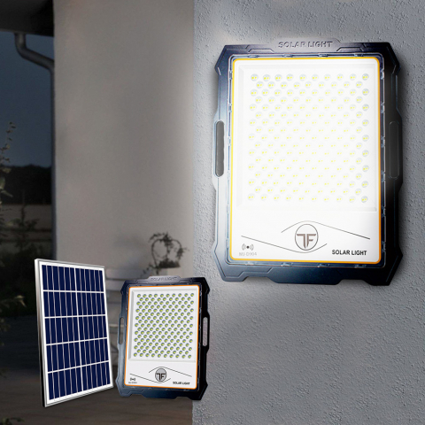 Faro LED 600W pannello solare 5000 lumen portatile telecomando Inluminatio XXL Promozione