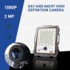 Faro LED 100W pannello solare 2000 lumen telecamera wi-fi Conspicio M