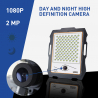 Faro LED con telecamera wi-fi 300W pannello solare 3000 lumen Conspicio L Sconti