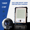 Faro LED pannello solare 4000 lumen con telecamera wi-fi 400W Conspicio XL Sconti