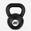 Kettlebell in ferro peso 20 kg sfera maniglia cross training fitness Kotaro Promozione