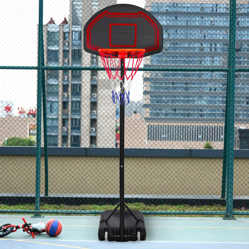 Canestro Basket Portatile Con Ruote Altezza Regolabile 160 - 210 Cm LA