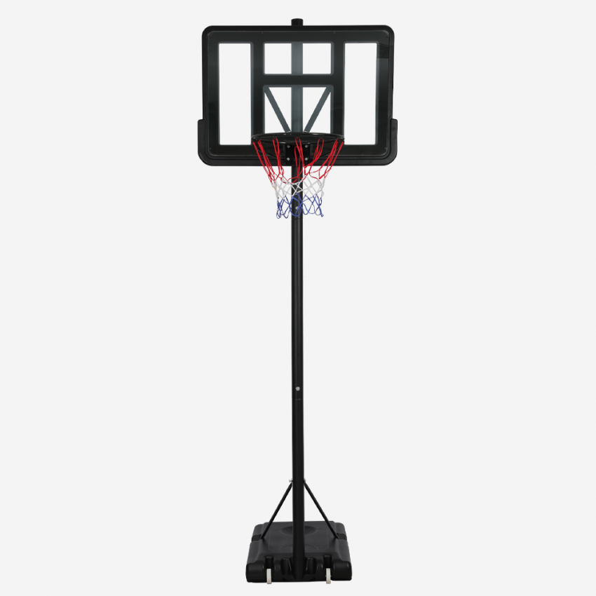 Canestro da basket con colonna impianto pallacanestro mobile altezza 200-305cm n 