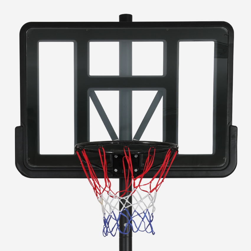 cerchio cesto Basket Professionale Portatile Altezza Regolabile 250 - 305 Cm NY