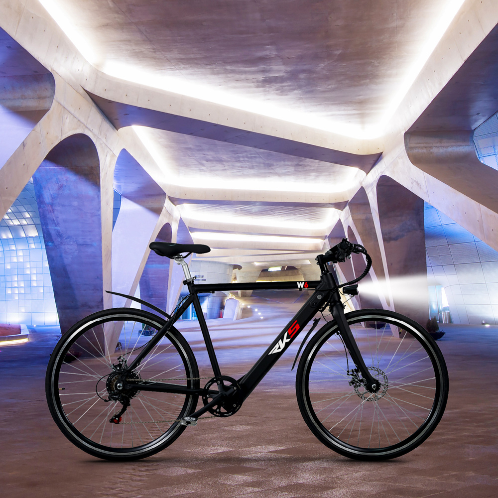 Bicicletta elettrica ebike city bike da uomo 250W Shimano W6 - Foto 12 di 22