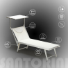 4 Lettini spiaggia mare professionali alluminio Santorini Acquisto