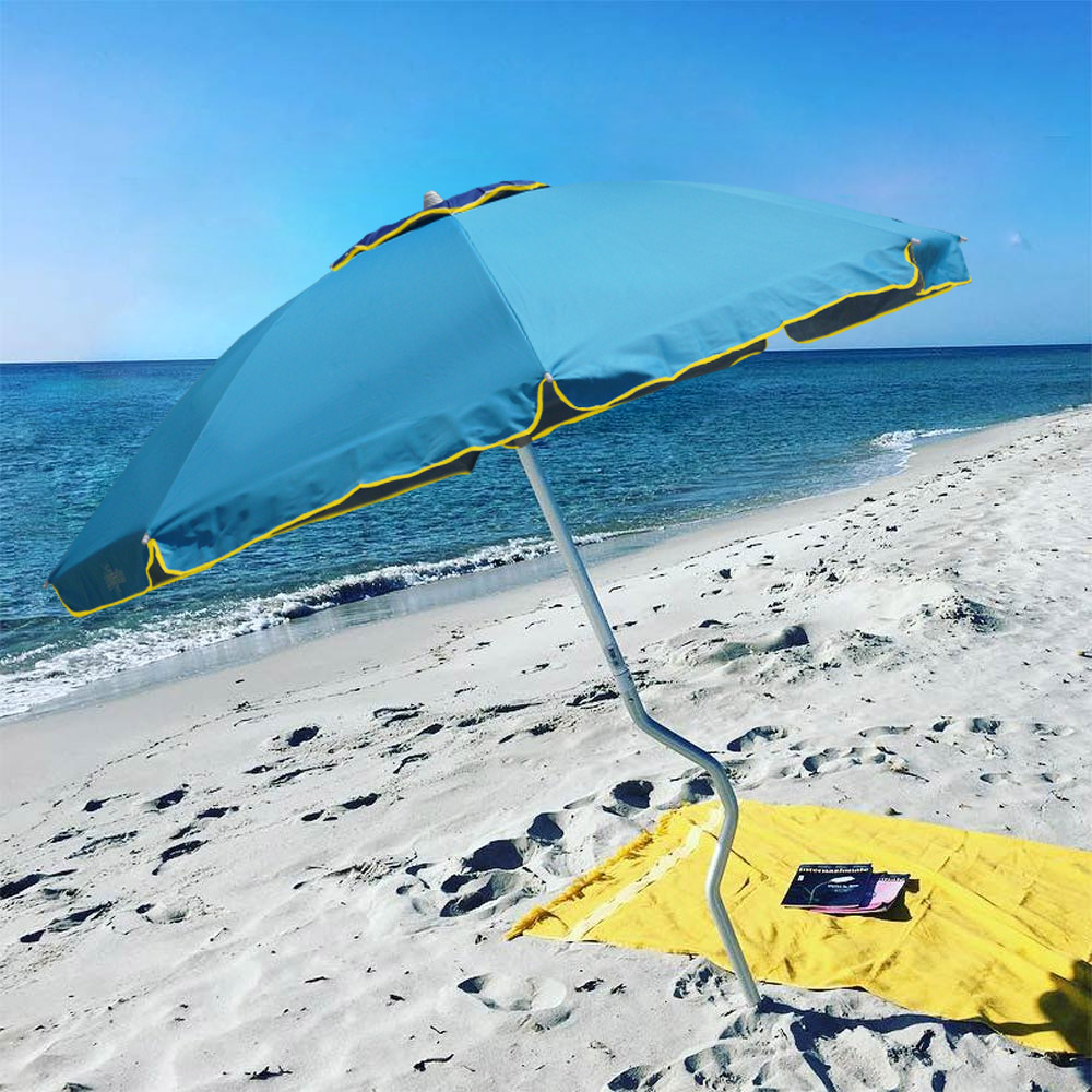 Ombrellone Spiaggia Mare GiraFacile 220 cm Protezione UV Alluminio EOLO