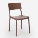 Sedia in polipropilene design moderno per cucina bar ristorante giardino Liner Scelta