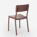 Sedia in polipropilene design moderno per cucina bar ristorante giardino Liner Modello