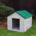 Casetta cuccia per cani di taglia media in plastica giardino Milo Vendita