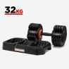Manubrio peso regolabile carico variabile fitness cross training 32 kg Oonda Offerta