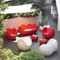 Tavolino Ovale Design Moderno Per Locali Giardino Casa Slide Blos Low Table Acquisto