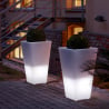 Vaso Luminoso Design Slide Y-Pot Esterno Interno LED