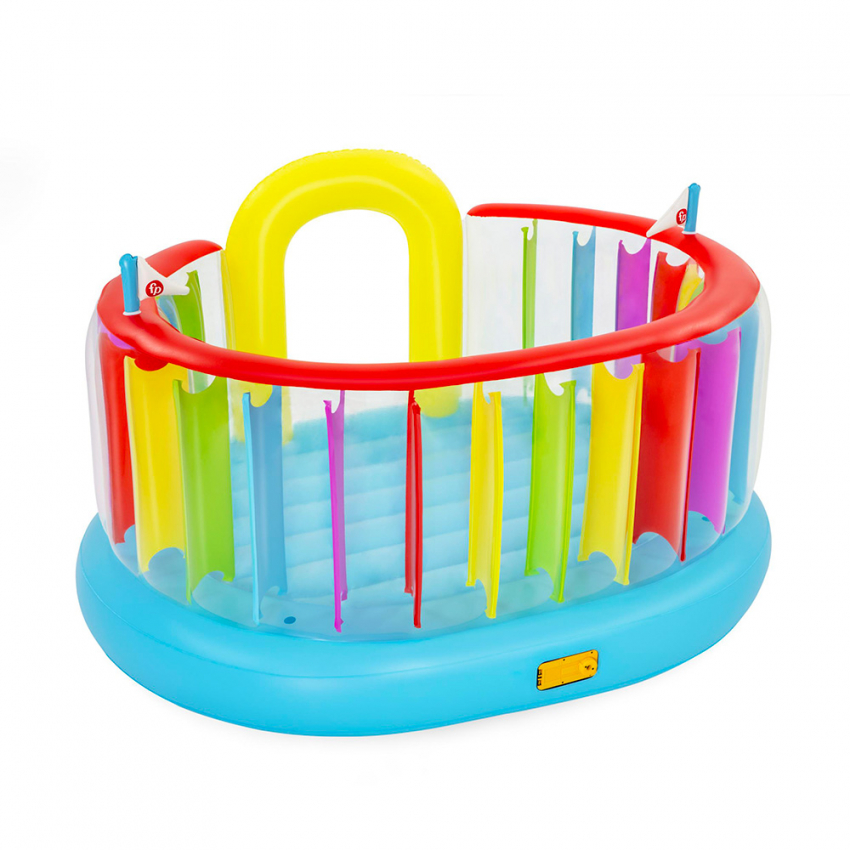 SALTARELLO GONFIABILE CON palline per bambini 93542 Bestway Jumptacular EUR  124,95 - PicClick IT