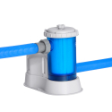 Pompa filtro trasparente a cartuccia per piscina fuori terra Bestway Flowclear 58675 Vendita